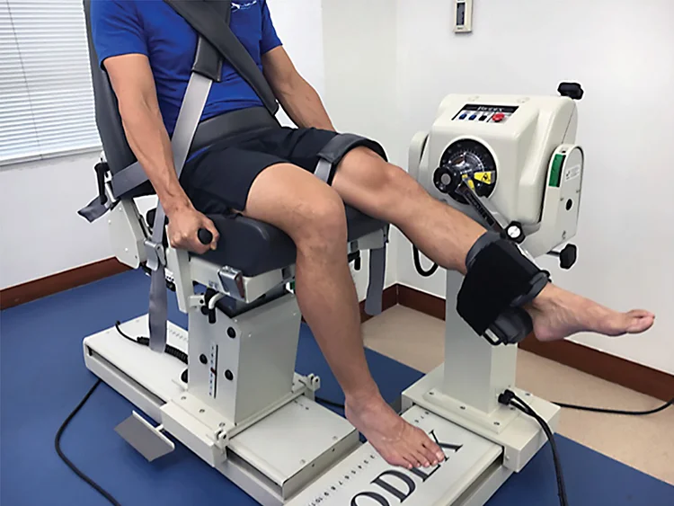 تست قدرت عضلات پا (Limb Symmetry Index - LSI)
